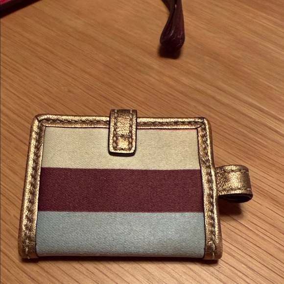 Gold Trim Multicolor Card Holder - Picture 2 of 3